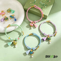 Woven Cord Zongzi Charm Tassel Bracelets Four Colors view 4