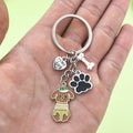 Dog Charm Keychains in 14 Pictured Variations for Bags and Keys view 3