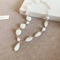 Beaded Statement Necklaces in Five Soft Stone Colors view 10