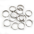 Stainless Steel Open Ring Components with Small Attachment Loops view 6