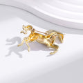 Gold Tone Zodiac Animal Pearl Look Metal Brooch Pin view 4