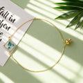 Gold Geometric Dried Flower Adjustable Bracelets 9 Styles view 10
