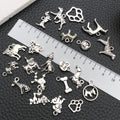 Antique Silver Dog Metal Charms with 22 Listed Options view 4