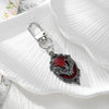 Silver Dark Red