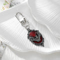 Gothic Bat Portrait Medallion Lobster-Clasp Charms in Six Finishes view 6