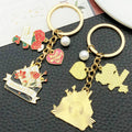 Mother's Day Rose and Carnation Enamel Keychains, 5 Designs view 4