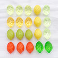 Lemon Shaped Acrylic Charms in Solid and Transparent Colors view 6