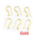Simple Fishhook Earring Wires with Ball and Loop in Five Finishes view 8