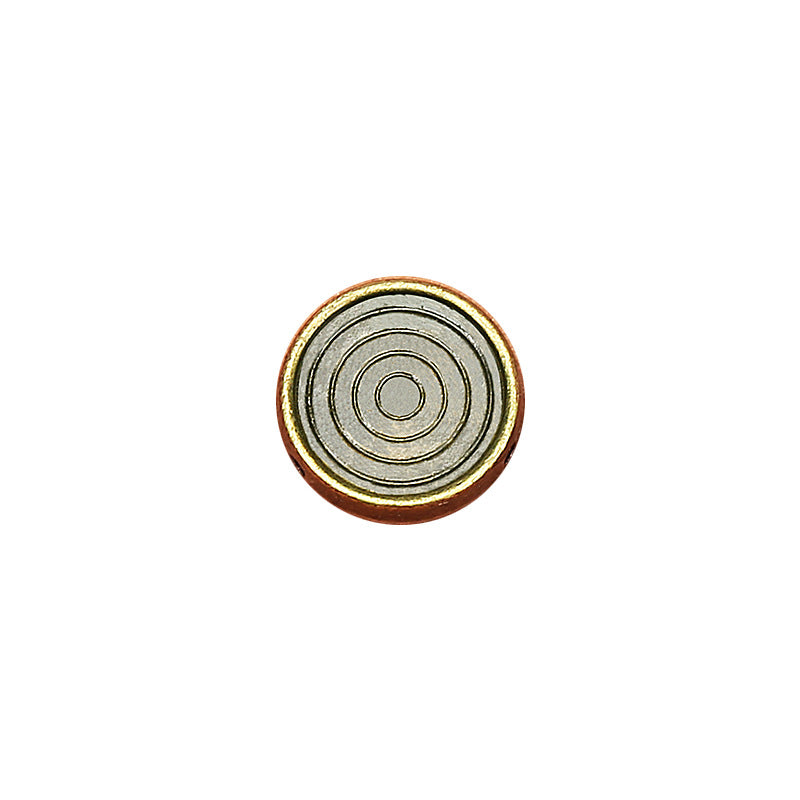 Vintage Alloy Bead Cabochon Tray Pendant Base