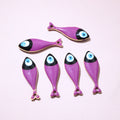 Colorful Enamel Fish Charms in Eleven Assorted Options view 9