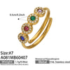 A081 GoldMulticolorSize7