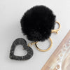 Black Pom Heart