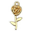 Alloy Gold-Tone Sunflower Metal Charms with 25 Listed Options view 8