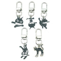 Cat Charm Keychains in 10 Pictured Variations for Bags and Keys view 5