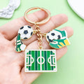 Soccer Charm Keychains in 21 Pictured Variations for Bags and Keys view 3