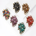 Faceted Crystal Grape Cluster Brooch in Six Colors view 2