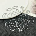 Black Cross and Heart Metal Charms with 24 Listed Options view 3