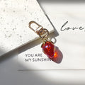 Translucent Resin Strawberry Keychain Charms 5 Colors view 6