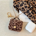 Plush Leopard Mini Bag Pendant Necklace in Three Colors view 7