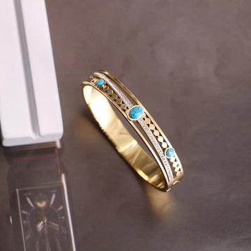 Gold Tone Adjustable Evil Eye Cuff Bracelets in Three Designs