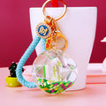 Liquid Mahjong Dice Keychains with Fortune and Loose Heart Loop Options view 4