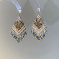 Assorted Crystal Statement Drop Earrings with Reflective Details view 2