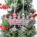 Rhinestone Crown Pendant Ornament Clear Pink Two Styles view 1