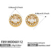 Clear Round Studs