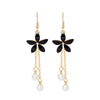Black Floral Chains