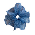 Sheer Mesh Polka Dot Gingham Oversized Scrunchie Trio view 5