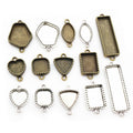 Double Loop Cabochon Connector Trays in Assorted Shapes view 5