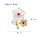 Gold Tone Silver Tone Sunflower Six Designs Metal Brooch Pin view 7
