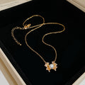 Pearl Crystal Bow Necklaces And Stud Earrings Two Tones view 8