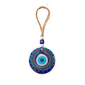 Round Printed Evil Eye Cord Loop Hanging Ornaments in Seventeen Designs view 5