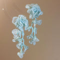 Chiffon Flower and Bead Cascade Earrings in Three Colors view 8