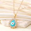 Aqua Teardrop Eye