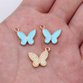 Enamel Butterfly Charms in Five Colors for Jewelry and Craft Making view 10