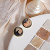 Black Shell Studs