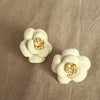 Ivory Flower Studs