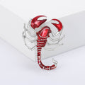 Enamel Scorpion Brooch in Four Metal and Color Combinations view 7