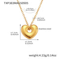 Open Heart Necklace and Hoop Earring Collection in Mixed Metal Finishes view 10