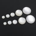 Black and White Oval Resin Cabochons in Five Size Options view 6