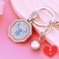 Twelve Zodiac Bell Plaque Keychains from Rat through Pig in Pictured Designs view 7