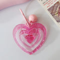 Translucent Nested Heart Bell Charms in Five Bright Colors view 8