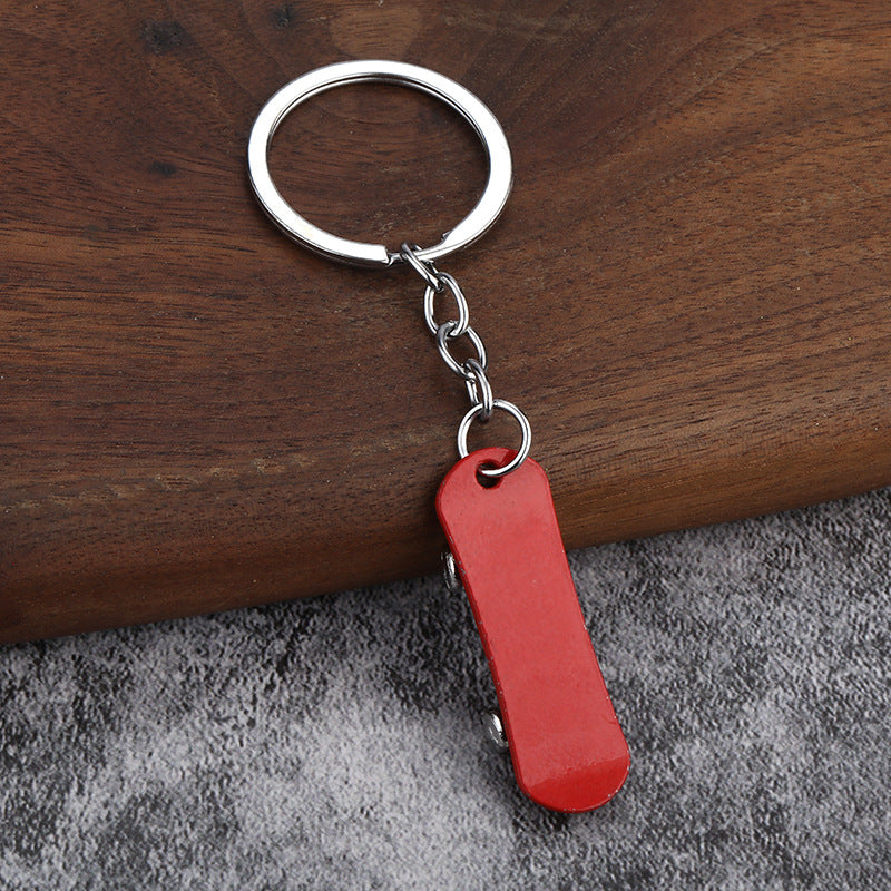 Mini Scooter Zinc Alloy Keychain Pendant for Gifts and Everyday Use