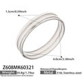 Double Layer Clasp Bangle Bracelets Gold Steel Knot Band view 7