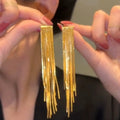 Assorted Metal Fringe And Tassel Earrings For Women view 10