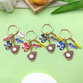 Baseball Charm Keychains in 26 Pictured Variations for Bags and Keys view 2