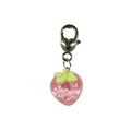 Transparent Cherry and Strawberry Heart-Clasp Charms in Eight Fruit Colors view 12
