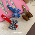 Bow Flower Rhinestone Duckbill Hair Barrette Clip 3 Colors view 2